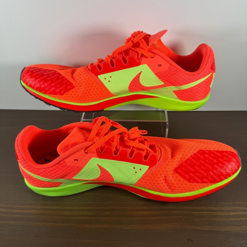 Nike Zoom Rival Waffle 6 Hyper Orange Volt Men's Size 11 DX7999-800 Racing Shoes - Picture 3 of 11